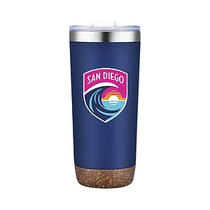 22 Oz. Vacuum Tumbler with Cork Bottom