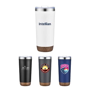 22 Oz. Vacuum Tumbler with Cork Bottom