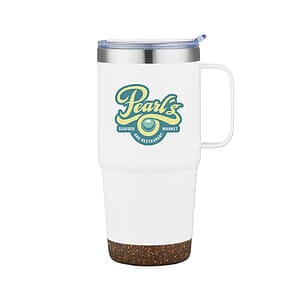 24 Oz. Travel Mug with Cork Bottom