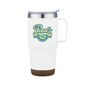 24 Oz. Travel Mug with Cork Bottom