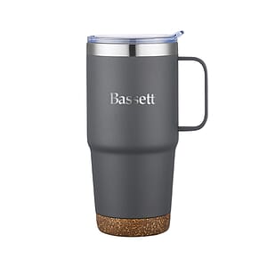 24 Oz. Travel Mug with Cork Bottom