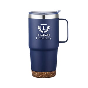 24 Oz. Travel Mug with Cork Bottom