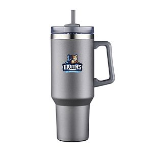 40 Oz. Travel Mug with Handle & Straw