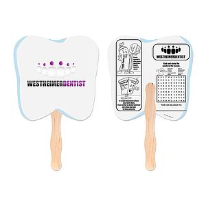 Tooth Shaped Hand Fan