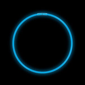 Blue Glow Necklaces (50 Pack)