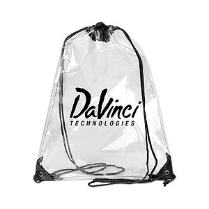 Clear Drawstring Bag