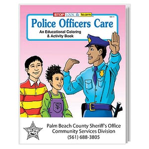 Police Officers Care Coloring Book