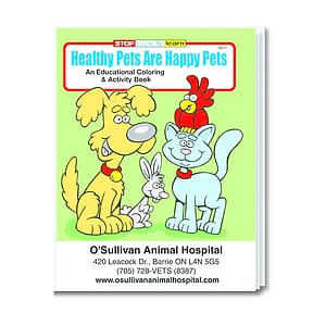 Healthy Pets are Happy Pets Coloring Book