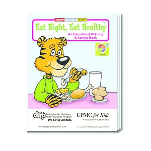 Eat Right, Eat Healthy Coloring Book