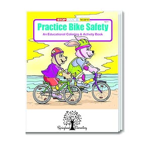 Practice Bike Safety Coloring Book