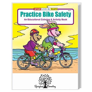 Practice Bike Safety Coloring Book