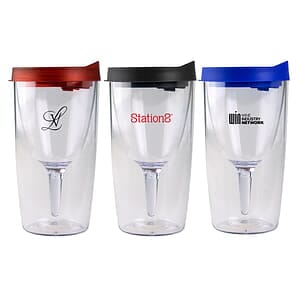 10 Oz. Vino2Go® Tumbler w/Lid