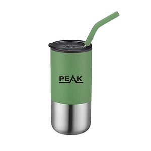 16 Oz. Double Wall Tumbler with Straw