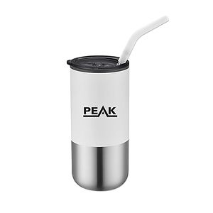 16 Oz. Double Wall Tumbler with Straw