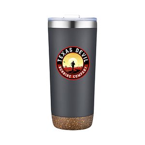 22 Oz. Vacuum Tumbler with Cork Bottom