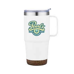 24 Oz. Travel Mug with Cork Bottom