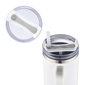 40 Oz. Travel Mug with Handle & Straw