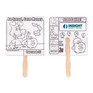 Saving Money Hand Fan
