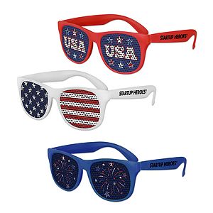 USA Patriotic Art Pinhole Sunglasses