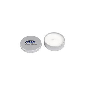 13g Silver Round Tin Candle