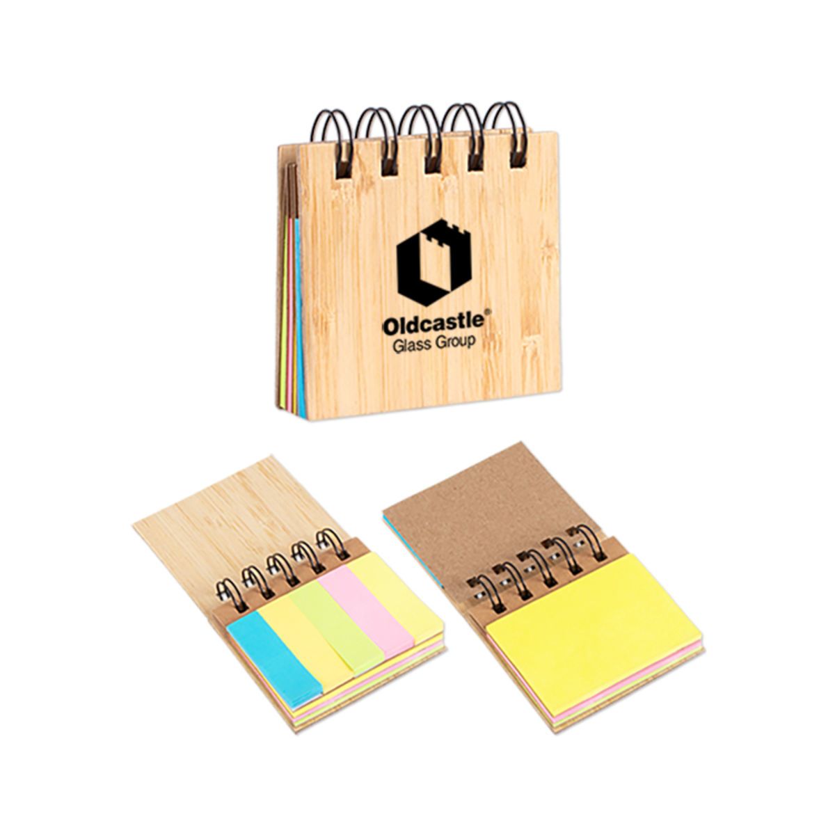 Bamboo Pocket Sticky Notebook