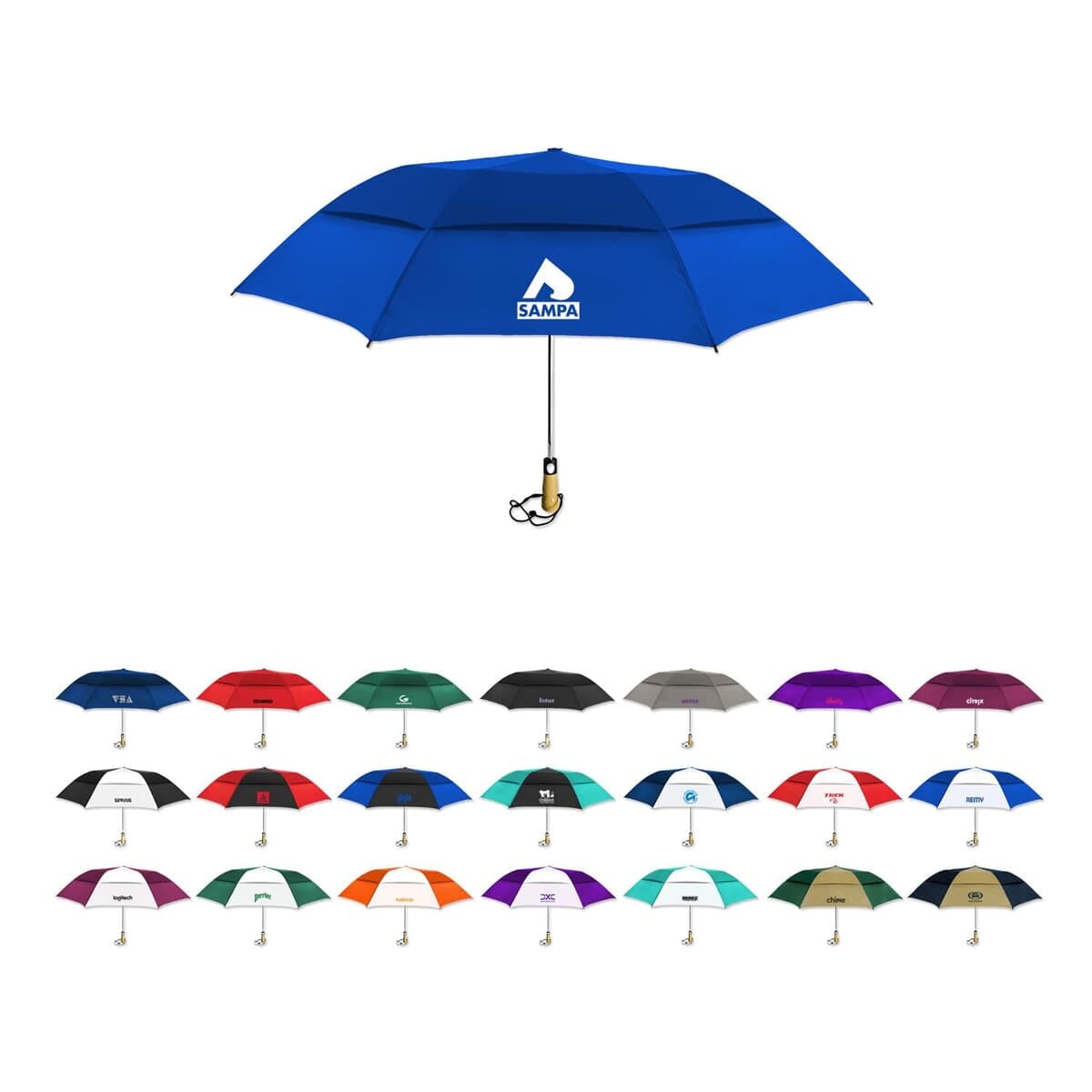 The Vented Little Giant Folding Golf Umbrella
