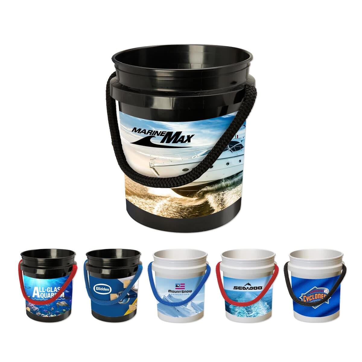 5 Gallon Custom Rope Handle Bucket