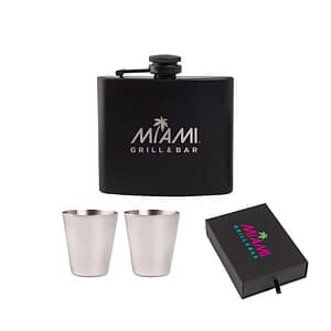 The Duncan Flask and Shot Glass Gift Set