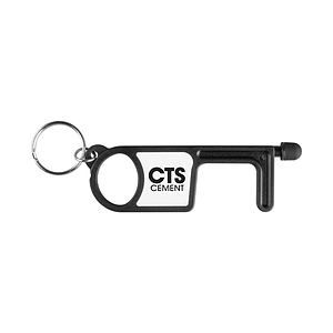 No Touch Tool with Key Ring and Stylus