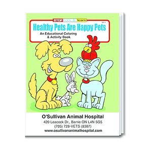 Healthy Pets are Happy Pets Coloring Book