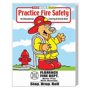 Practice Fire Safety Coloring Book