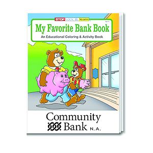 My Favorite Bank Book Coloring Book