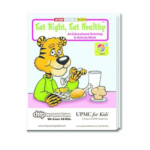 Eat Right, Eat Healthy Coloring Book