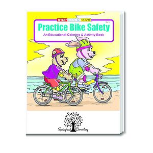 Practice Bike Safety Coloring Book