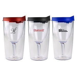 10 Oz. Vino2Go® Tumbler w/Lid