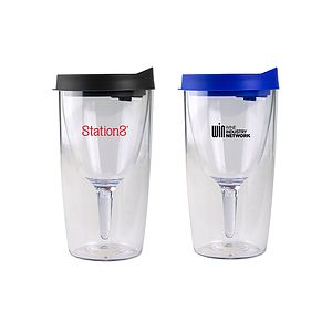 10 Oz. Vino2Go® Tumbler w/Lid