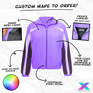 Unisex Cobalt Custom Windbreaker