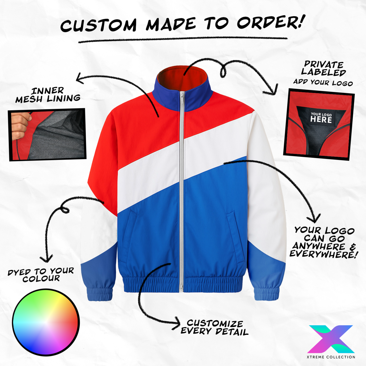 Unisex Olympiad Custom Windbreaker