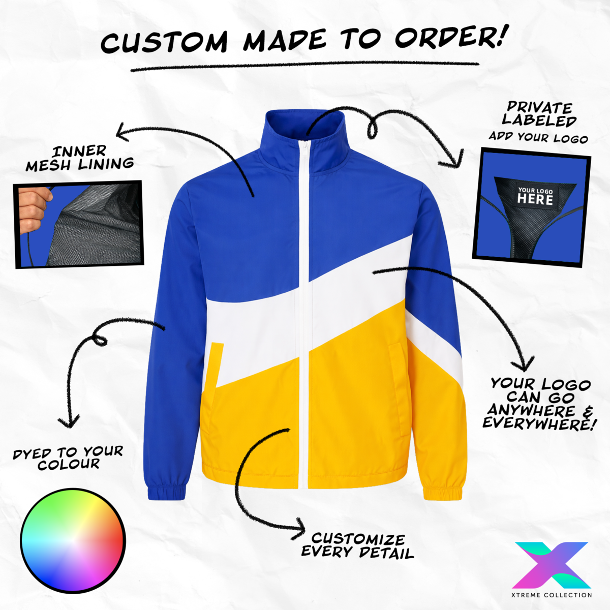 Unisex Silkyway Custom Windbreaker
