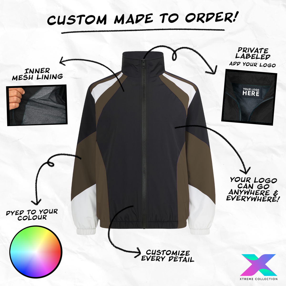 Unisex Supanova Custom Windbreaker