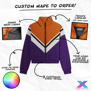 Unisex Synthwave Custom Windbreaker