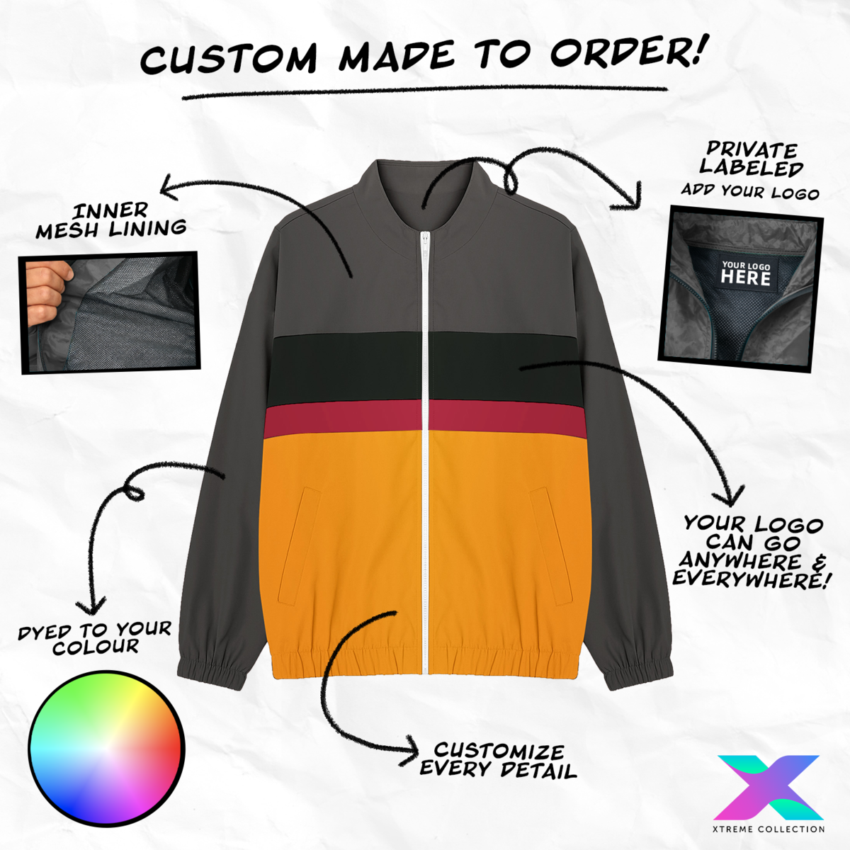 Unisex Terra Custom Windbreaker
