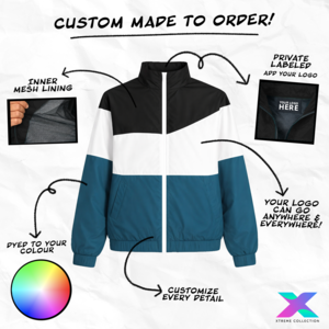 Unisex Windtrace Custom Windbreaker