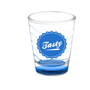 1.5 Oz. Wave Shot Glass