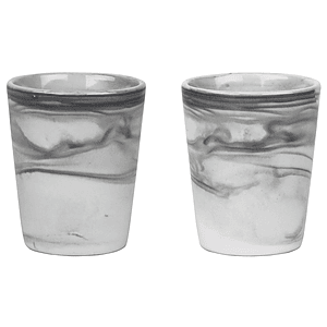 2 Oz. Ceramic Marble Shot Glass