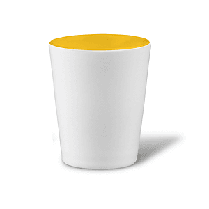 2 Oz. Two Tone Ceramic Shot Glass