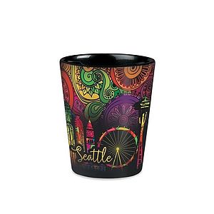 2 Oz. Black Matte Shot Glass