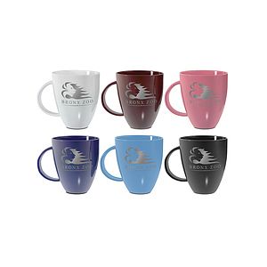 18 Oz. Lustre Bistro Ceramic Mug