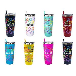 22 Oz. Kick Tumbler w/Slider Lid