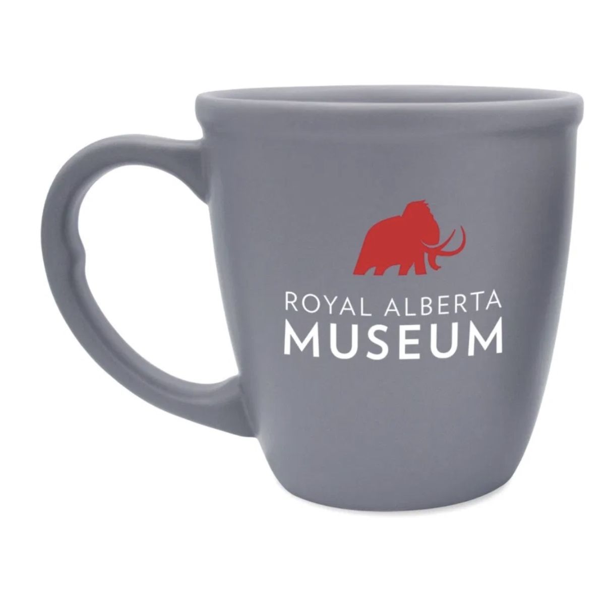 14 Oz. Matte Bistro Gray Ceramic Mug
